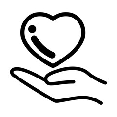 Obraz premium care icon