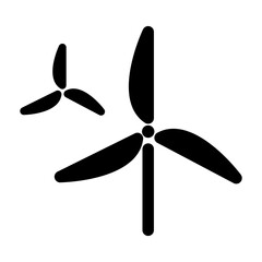 Wind turbine icon