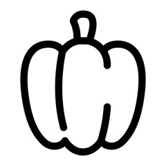 Sweet pepper icon