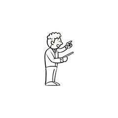coloring poses of black and white office people office