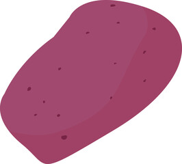 purple sweet potatoes illustration