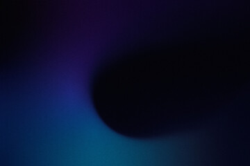 blue dark black, color gradient rough abstract background shine bright light and glow template empty space , grainy noise grungy texture