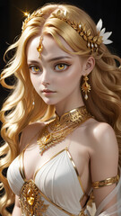 golden hair goddess