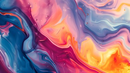 A colorful brush abstract wallpaper background illustration. Generative AI