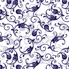 Floral paisley pattern decorative design