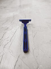 isolated shaving razor product photography, plastic shaving razor tool with closeup shot for hair removing