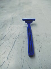 isolated shaving razor product photography, plastic shaving razor tool with closeup shot for hair removing