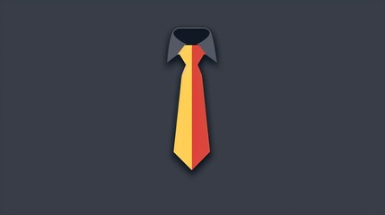 Tie Icon in trendy flat style isolated on grey background. Necktie symbol for your web site design, logo, app, UI. Vector illustration, EPS10.