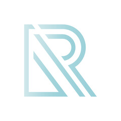 Monogram R design vector logo. Monogram initial letter mark R logo design. Monogram design vector logo. Monogram initial letter mark R logo design. Simple R monogram. Monogram R design logo