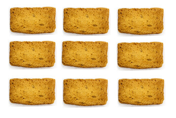 Rusks image with selective focus