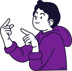 person pose with business style business