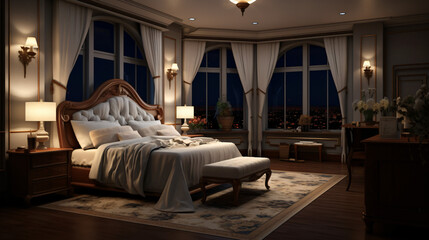Bedroom with bed