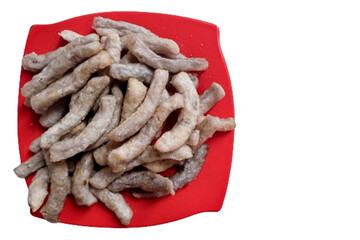 Cireng is a compound of fried aci. Cireng, simple but evocative of taste. Aci is a type of starch extracted from tubers or sago flour, which in Sundanese is commonly referred to by the name of sempeu.