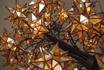 Craft star lamp, with many stars