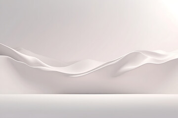 Light White Gradient for Background Design