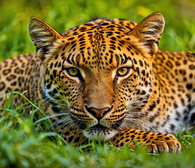 Obraz premium portrait of a leopard