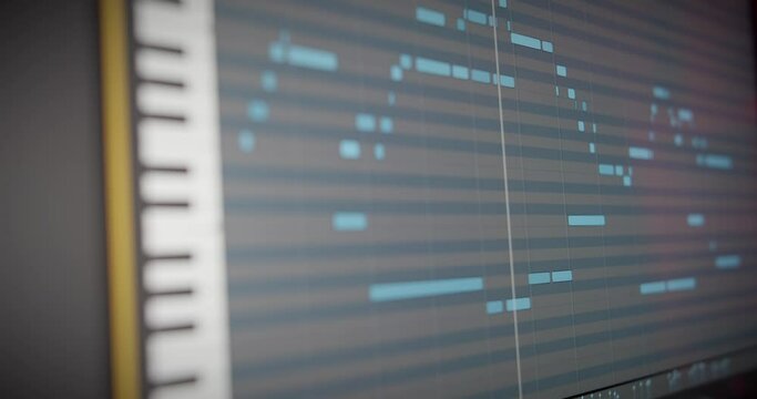 Midi recording and playback on audio program