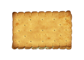 sweet cookies cracker isolated element