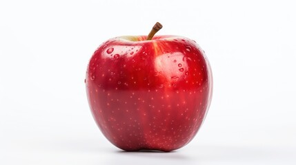 red apple isolated on white background