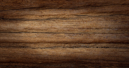 Obraz na płótnie Canvas Dark Brown Old Wooden Background. Natural old wood texture background