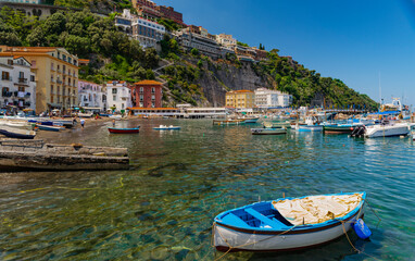 Fototapeta na wymiar The city of Positano, on the Amalfi coast, Italy