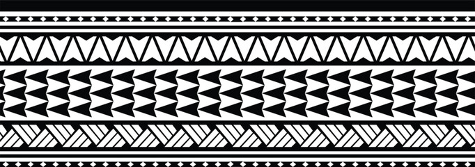 Polynesian tattoo design. Polynesian bracelet tattoo design. Polynesian sleeve tattoo. Samoan band tattoo.