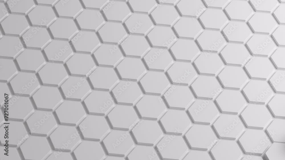 Poster abstract white honeycomb. abstract hexagonal diamonds. modern template for documents, reports and pr