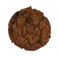 chocolate chip cookie isolated