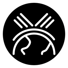 atmosphere glyph icon