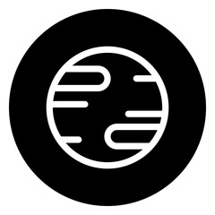 planet glyph icon