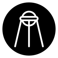 satellite glyph icon