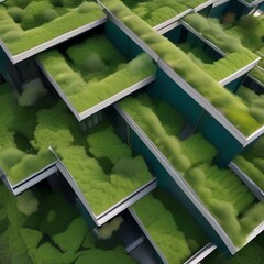 Green roofs: Buildings covered with vegetation for insulation and air purification5