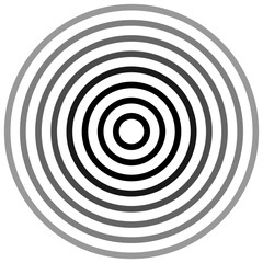 Sonar Or Radar Sound Wave Icon