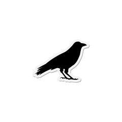 Crow  icon isolated on transparent background