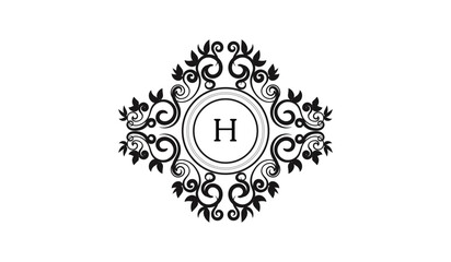 Naklejka premium Luxury Elegant Alphabetical Logo