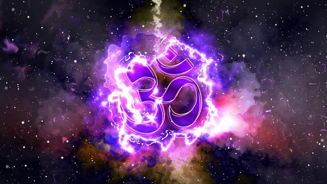 Om symbol with Energy effect