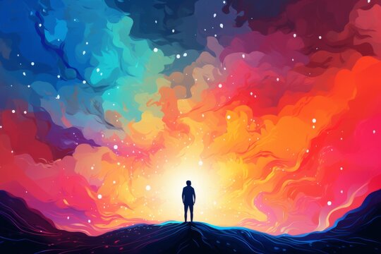 Abstract background for awareness day