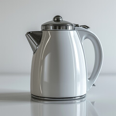 Fototapeta premium Modern Electric Kettle in Kitchen Setting