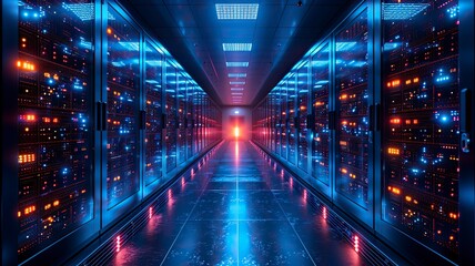 Obraz premium Server, Server Room