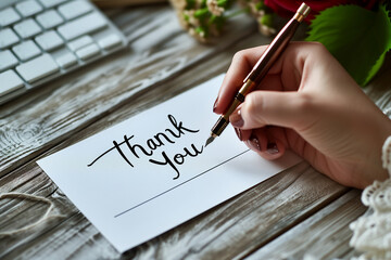 Writing a Thank You Note