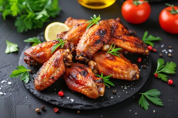 roasted chicken wings