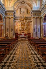 Acquaviva Picena, Marche, Italy. Mother Church of San Nicolò