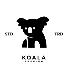 koala logo icon design template vector with modern illustration concept style  © Alpha Vector