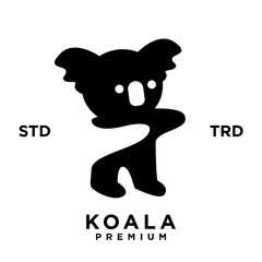 koala logo icon design template vector with modern illustration concept style  © Alpha Vector