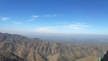 Blue sky , Nature view , hills 