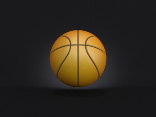 Sport background Basketball ball 3D