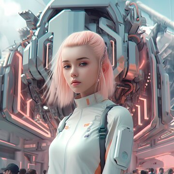 Futuristic Sci-Fi Character
