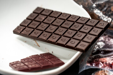 organic dark chocolate bars