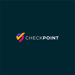 check point logo design mark ideas logo design