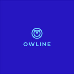 letter O owl logo design ideas